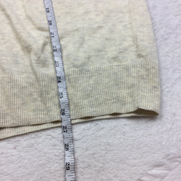 NWT Gap Cardigan Sweater Size XL Womans Beige Cotton Blend V-Neck Long Sleeve - Picture 15 of 16